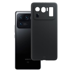 3MK Matt Case priekš Xiaomi Mi 11 Ultra - Melns - matēts silikona aizmugures apvalks / bampers-vāciņš