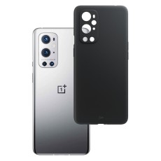 3MK Matt Case priekš OnePlus 9 Pro - Melns - matēts silikona aizmugures apvalks  / bampers-maciņš