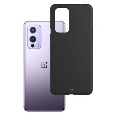 3MK Matt Case priekš OnePlus 9 - Melns - matēts silikona aizmugures apvalks  / bampers-maciņš