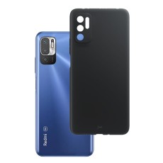 3MK Matt Case priekš Xiaomi Redmi Note 10 5G / Poco M3 Pro - Melns - matēts silikona aizmugures apvalks / bampers-vāciņš