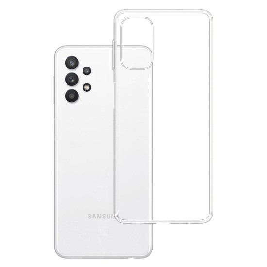3MK Clear Case priekš Samsung Galaxy A32 4G A325 - Caurspīdīgs - silikona aizmugures apvalks / bampers-vāciņš