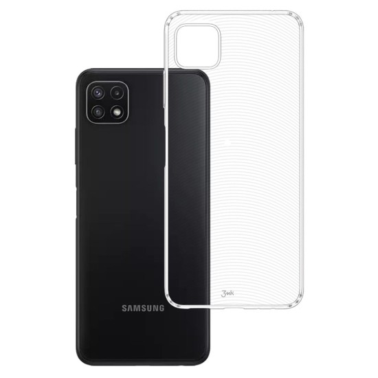 3MK Armor Case priekš Samsung Galaxy A22 5G A226 - Caurspīdīgs - triecienizturīgs silikona aizmugures apvalks / bampers-vāciņš
