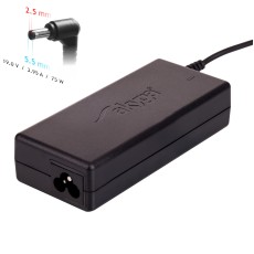 Akyga AK-ND-02 19V / 3.95A 75W 5.5 x 2.5 mm Laptop Power Supply Adapter priekš Asus / Toshiba / HP / Compaq / Lenovo - barošanas bloks / tīkla lādētājs portatīvajiem datoriem