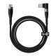 Baseus 2M Zinc Magnetic 5A 100W Type-C to DC Square Laptop power cable для Lenovo / IBM - Чёрный - кабель для зарядки ноутбуков