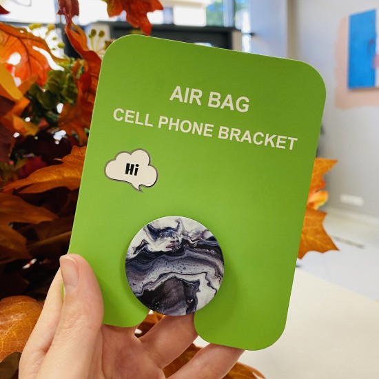 Air Bag Cell Phone Bracket Up Finger Grip Mount - S style_5 - Universālais turētājs telefonam