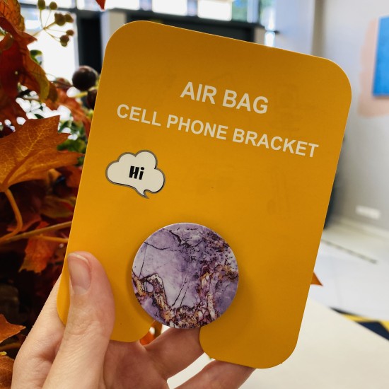 Air Bag Cell Phone Bracket Up Finger Grip Mount - S style_6 - Universālais turētājs telefonam
