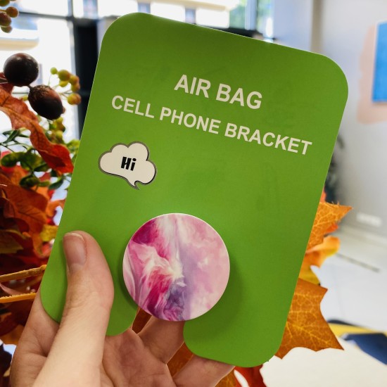 Air Bag Cell Phone Bracket Up Finger Grip Mount - S style_19 - Universālais turētājs telefonam