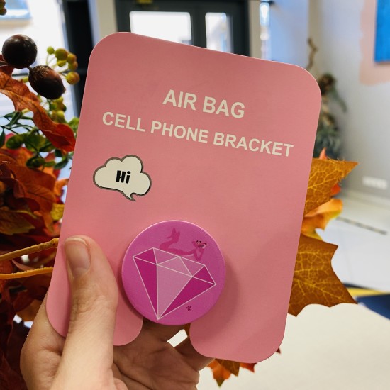 Air Bag Cell Phone Bracket Up Finger Grip Mount - FB style_13 - Universālais turētājs telefonam
