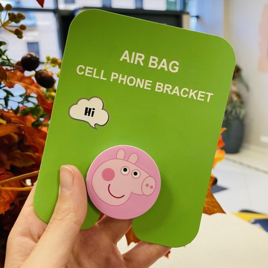 Air Bag Cell Phone Bracket Up Finger Grip Mount - P style_1 - Universālais turētājs telefonam