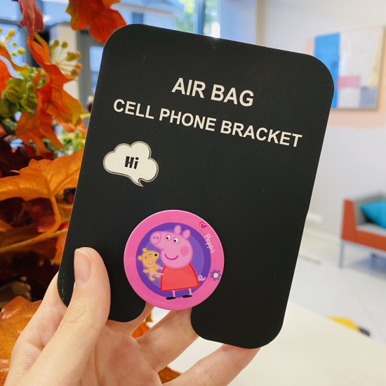 Air Bag Cell Phone Bracket Up Finger Grip Mount - P style_2 - Universālais turētājs telefonam