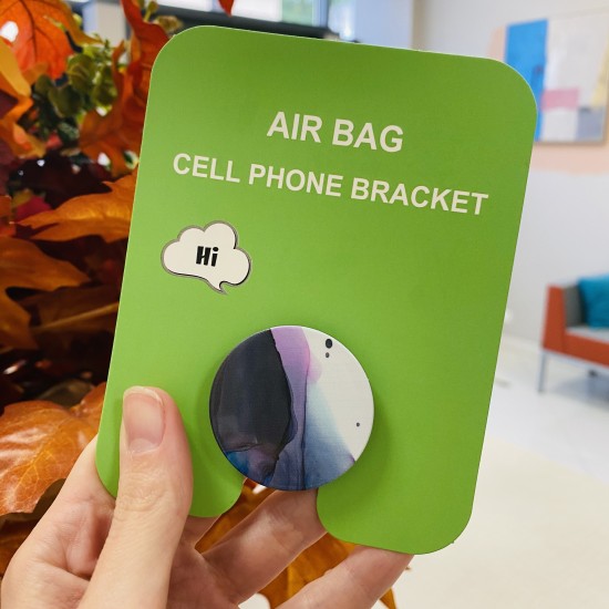 Air Bag Cell Phone Bracket Up Finger Grip Mount - SM series_20 - Universālais turētājs telefonam