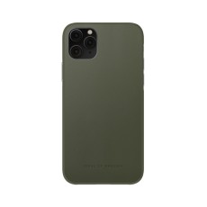 iDeal of Sweden Atelier AW21 Back Case priekš Apple iPhone 11 Pro - Intense Khaki - mākslīgās ādas aizmugures apvalks ar iebūvētu metālisku plāksni / bampers-vāciņš