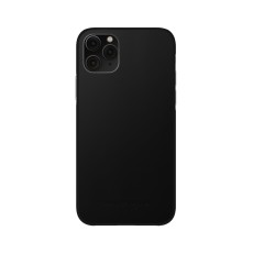 iDeal of Sweden Atelier AW21 Back Case priekš Apple iPhone 11 Pro - Intense Black - mākslīgās ādas aizmugures apvalks ar iebūvētu metālisku plāksni / bampers-vāciņš
