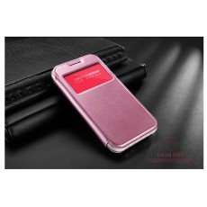 Kalaideng Sun series priekš Samsung Galaxy J1 J100 - Rozā - sāniski atverams maciņš ar lodziņu un stendu (ādas maks, grāmatiņa, leather book wallet case cover stand)