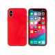 Mercury Silicone Case (Microfiber Soft Touch) для Samsung Galaxy A52 A525 / A52 5G A526 / A52s 5G A528 - Красный - матовая силиконовая накладка / бампер (крышка чехол)
