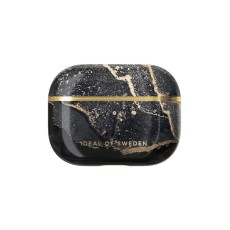 iDeal of Sweden Fashion Case priekš Apple Airpods Pro - Golden Twilight Marble - plastikāta apvalks bezvadu austiņu lādēšanas ierīcei