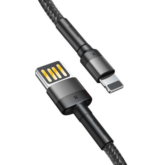 Baseus 1M Cafule SE 2.4A USB to Lightning cable - Чёрный - Apple iPhone / iPad дата кабель / провод для зарядки