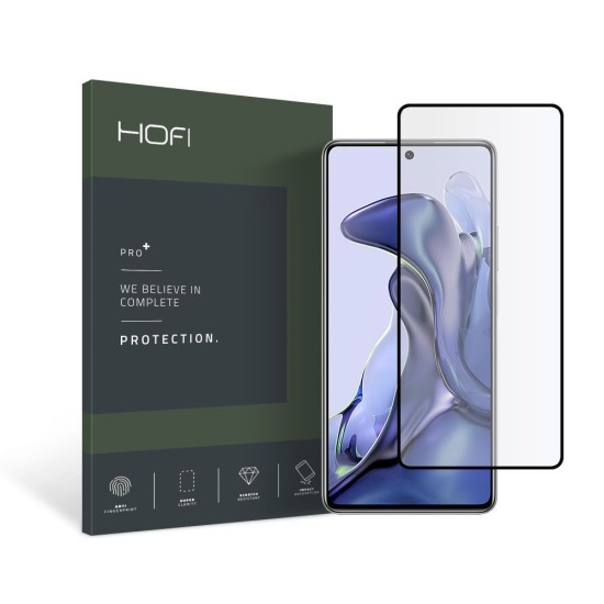 Hofi Premium Pro+ 9H Full Glue Tempered Glass Screen Protector priekš Xiaomi 11T 5G / 11T Pro 5G - Ekrāna Aizsargstikls / Bruņota Stikla Aizsargplēve