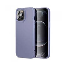 ESR Cloud Back Case priekš Apple iPhone 12 / 12 Pro - Pelēks - triecienizturīgs silikona aizmugures apvalks / bampers-vāciņš