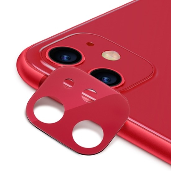 ESR Camera Lens Tempered Glass protector priekš Apple iPhone 11 - Sarkans - Aizmugurējās kameras aizsargstikls