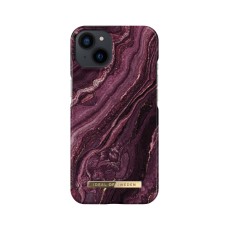 iDeal of Sweden Fashion AW20 Back Case priekš Apple iPhone 13 - Golden Plum - plastikāta aizmugures apvalks ar iebūvētu metālisku plāksni / bampers-vāciņš