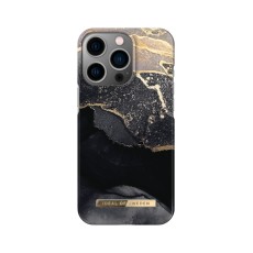 iDeal of Sweden Fashion AW21 Back Case priekš Apple iPhone 13 Pro - Golden Twilight Marble - plastikāta aizmugures apvalks ar iebūvētu metālisku plāksni / bampers-vāciņš