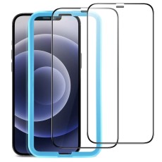 ESR Armorite Ultra-Tough (with Frame) Tempered Glass Screen protector (2 gab.) priekš Apple iPhone 13 Pro Max / 14 Plus - Melns - Ekrāna Aizsargstikls / Bruņota Stikla Aizsargplēve
