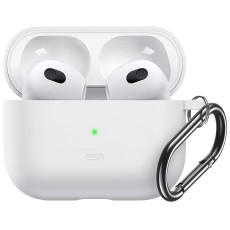 ESR Bounce Carrying Case priekš Apple Airpods 3 - Balts - silikona apvalks bezvadu austiņu lādēšanas ierīcei
