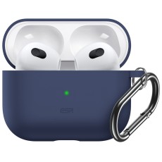 ESR Bounce Carrying Case priekš Apple Airpods 3 - Zils - silikona apvalks bezvadu austiņu lādēšanas ierīcei