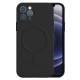 Tel Protect Silicone Back Case with MagSafe priekš Apple iPhone 13 - Melns - silikona aizmugures apvalks / bampers-vāciņš