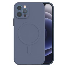 Tel Protect Silicone Back Case with MagSafe priekš Apple iPhone 13 Pro Max - Zils - silikona aizmugures apvalks / bampers-vāciņš