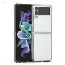 Forcell Clear Case priekš Samsung Galaxy Flip3 5G - Caurspīdīgs - plastikas aizmugures apvalks / vāciņš