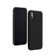 Forcell Silicone Lite Back Case priekš Apple iPhone 13 mini - Melns - matēts silikona aizmugures apvalks / bampers-vāciņš