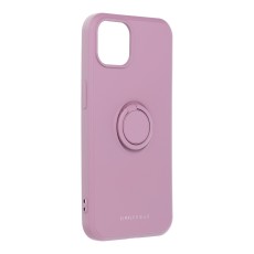 RoarKorea Amber Ring Back Case priekš Apple iPhone 13 mini - Violets - silikona aizmugures apvalks ar gredzenu / bampers-vāciņš