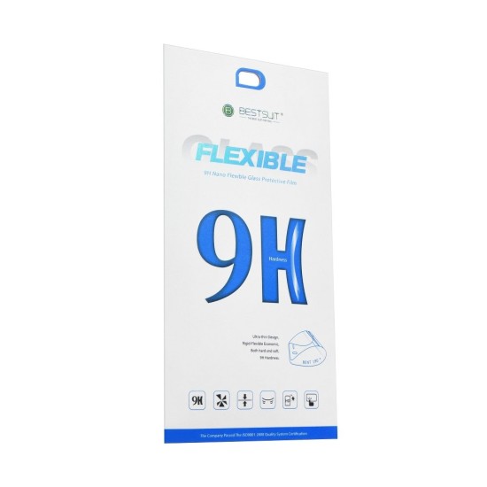 Flexible Nano Tempered Glass 9H screen protector guard priekš Samsung Galaxy S22 5G S901 - Hibrīds Ekrāna Aizsargstikls / Triecienizturīga Aizsargplēve