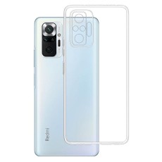 3MK Clear Case priekš Xiaomi Redmi 10 - Caurspīdīgs - silikona aizmugures apvalks / bampers-vāciņš