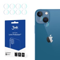 3MK Lens Protection (4 gab.) Hybrid Tempered Glass / Film camera protector priekš Apple iPhone 13 - hibrīds aizmugurējās kameras aizsargstikls / aizsargplēve