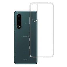 3MK Clear Case priekš Sony Xperia 5 III - Caurspīdīgs - silikona aizmugures apvalks / bampers-vāciņš