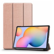 Tech-Protect Smart Case priekš Samsung Galaxy Tab S6 Lite P610 / P613 / P615 / P619 - Rozā Zelts - sāniski atverams maciņš ar magnētu un stendu