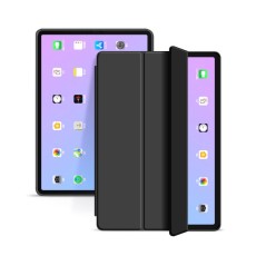 Tech-Protect Smart Case priekš Apple iPad Pro 11 (2018) / Air 4 (2020) / Air 5 (2022) / Air 11 (2024 / 2025) - Melns - sāniski atverams maciņš ar magnētu un stendu