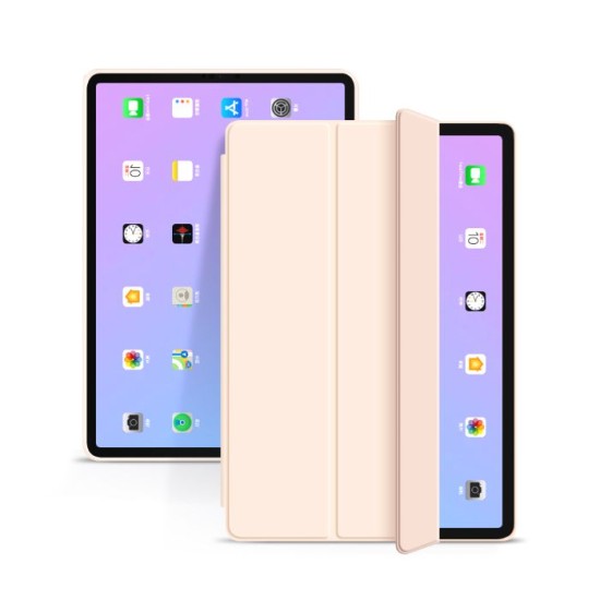 Tech-Protect Smart Case priekš Apple iPad Pro 11 (2018) / Air 4 (2020) / Air 5 (2022) - Rozā - sāniski atverams maciņš ar magnētu un stendu