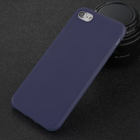 Matt TPU Back Case priekš Samsung Galaxy S22 Plus 5G S906 - Tumši Zils - matēts silikona aizmugures apvalks / bampers