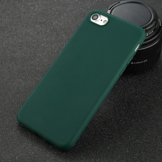 Matt TPU Back Case для Samsung Galaxy S22 5G S901 - Тёмно Зелёный - матовая силиконовая накладка / бампер