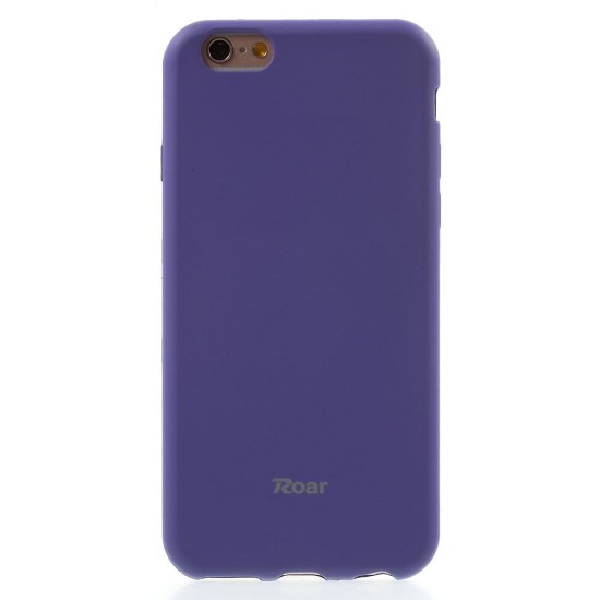 RoarKorea All Day Colorful Jelly Case priekš Sony Xperia M5 E5603 / E5633 / E5663 - Violets - matēts silikona apvalks (bampers, vāciņš, slim TPU silicone cover shell, bumper)