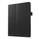 Litchi Skin Leather Stand Case for Huawei MediaPad M2 10 (M2-A01W / M2-A01L) 10.1-inch - Black - sāniski atverams maciņš ar stendu (ādas maks, grāmatiņa, leather book wallet case cover stand)