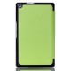 Tri-fold Stand PU Smart Auto Wake/Sleep Leather Case для Asus ZenPad 8.0 (Z380C / Z380KL) - Green - чехол-книжка со стендом / подставкой
