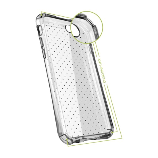 GreenGo Shock Proof Case для Samsung Galaxy J3 (2016) J320 - Прозрачный - Противоударная силиконовая накладка / бампер (крышка чехол, slim TPU silicone case shell cover, bumper)