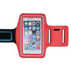 Arm Case Premium priekš Samsung Galaxy Note 3 - Red - Universāls maks ietvars - Sporta futlāris rokas aproce fitnesam saite