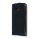 GreenGo Leather Case Plus New priekš Alcatel Pixi 4 5.0-inch 5045D (4G / LTE) - Melns - vertikāli atverams maciņš (ādas telefona maks, leather book vertical flip case cover)