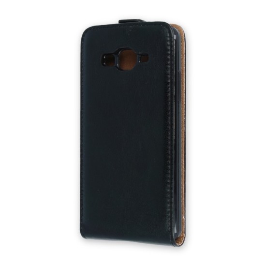 GreenGo Leather Case Plus New priekš Apple iPhone 6 Plus / 6S Plus - Melns - vertikāli atverams maciņš (ādas telefona maks, leather book vertical flip case cover)